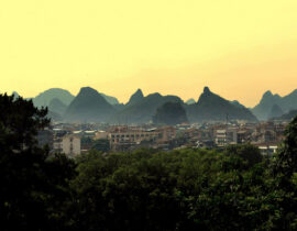 Panoráma mesta Guilin